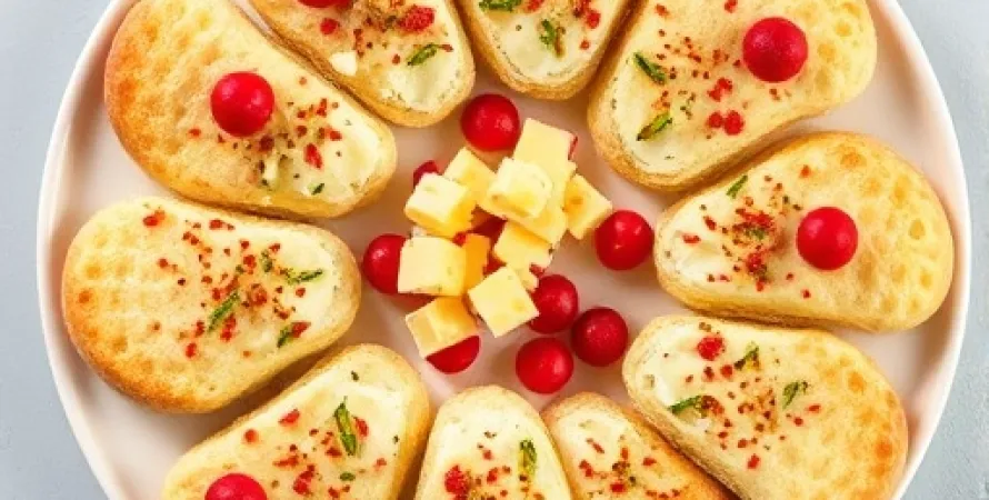 Galettes de fromage épicées