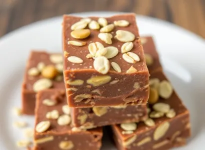 Fudge aux flocons d'avoine