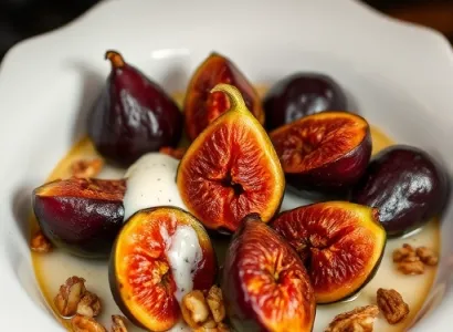 Figues rôties à la façon pyrénéenne