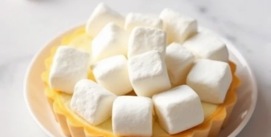 Tarte aux marshmallows
