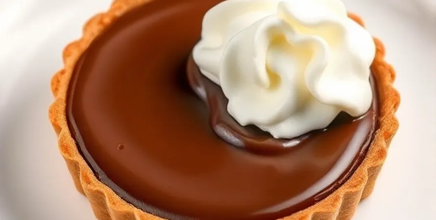 Tarte au chocolat légère