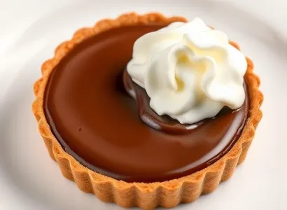 Tarte au chocolat légère