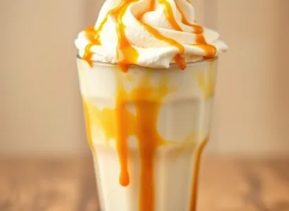 Milkshake au caramel