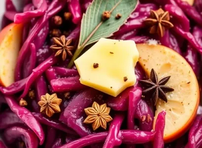 Chou rouge confit