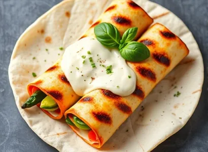 Rouleaux de légumes grillés
