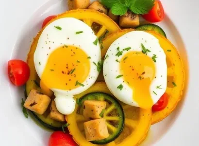 Courge d'été aux oeufs