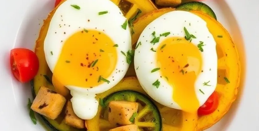 Courge d'été aux oeufs
