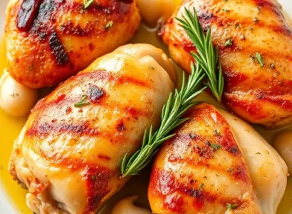 Cuisses de poulet au romarin
