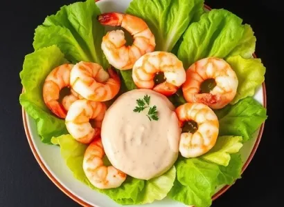 Salade de crevettes remoulade