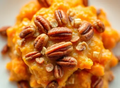 Casserole de patates douces aux pecans