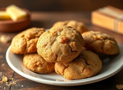Cookies au beurre et sucre brun