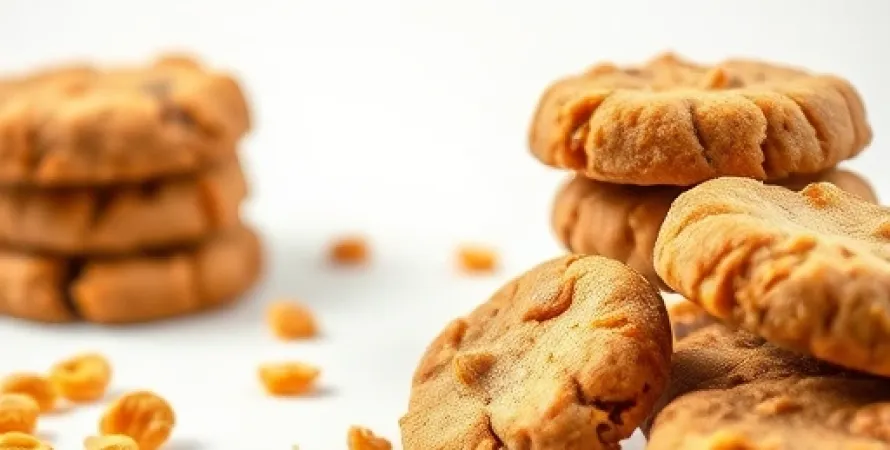 Cookies au beurre de cacahuète et corn flakes