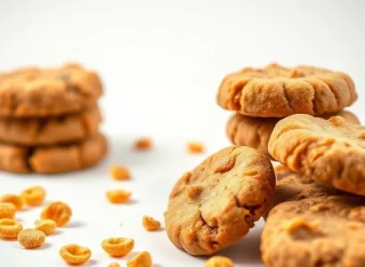 Cookies au beurre de cacahuète et corn flakes