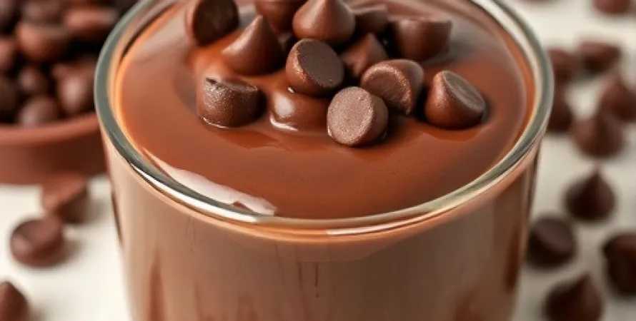 Pouding au chocolat au café