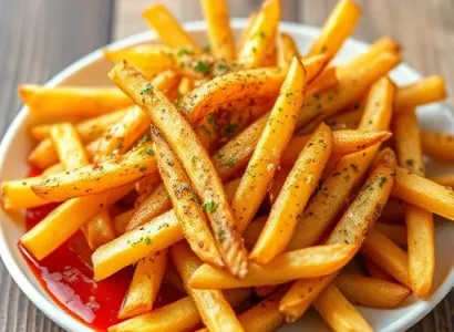 Frites cajun au four