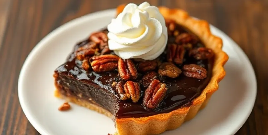 Tarte aux noix de pecan et chocolat