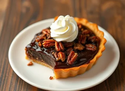 Tarte aux noix de pecan et chocolat