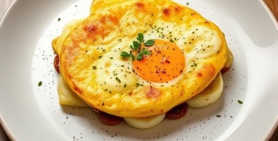 Omelette au fromage de feta
