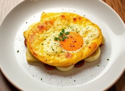 Omelette au fromage de feta