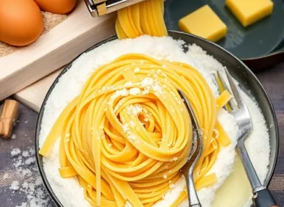 Pâtes allemandes faites maison