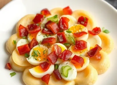 Pâtes au bacon et au fromage
