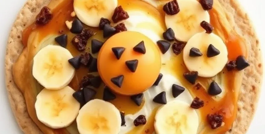 Pizza d'avocat pour petit déjeuner
