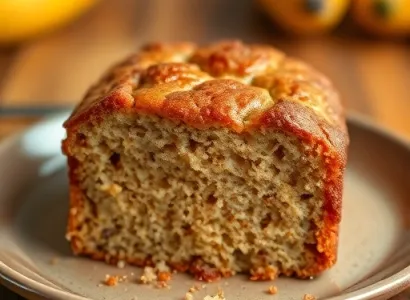 Gâteau de banane au beurre de cajac