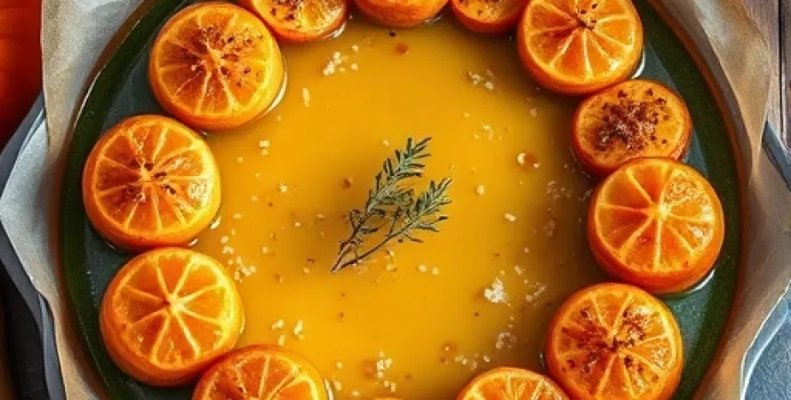 Anneaux de citrouille au miel