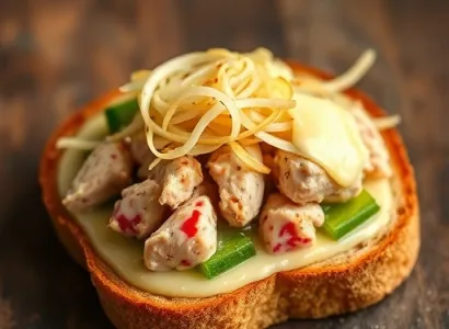 Tartines de thon chaud au fromage