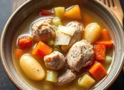 Soupe de poulet avec pastina