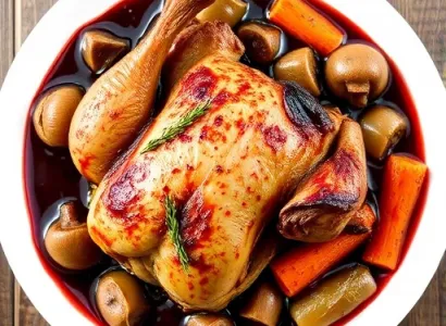 Coq au vin de Bourgogne