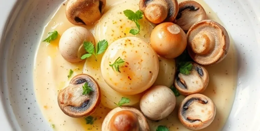 Asperges aux champignons