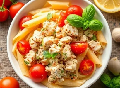 Salade de pâtes au thon