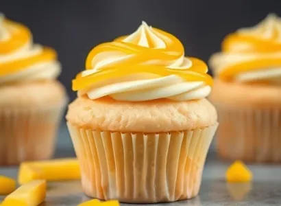 Cupcakes aux mangues et noix de coco