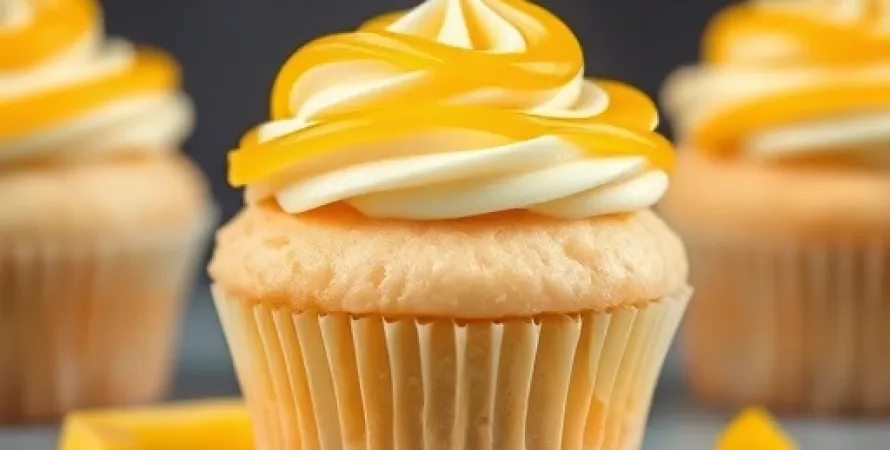 Cupcakes aux mangues et noix de coco