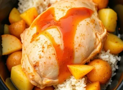 Curry de poulet au crock-pot