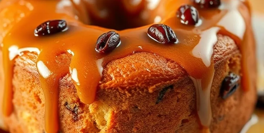 Gâteau au sirop d'érable et raisins