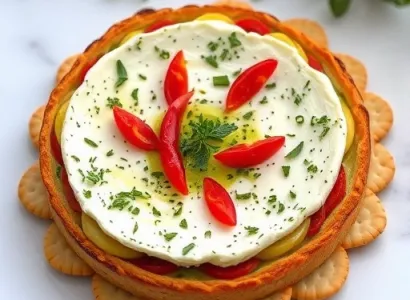 Torte californienne au fromage