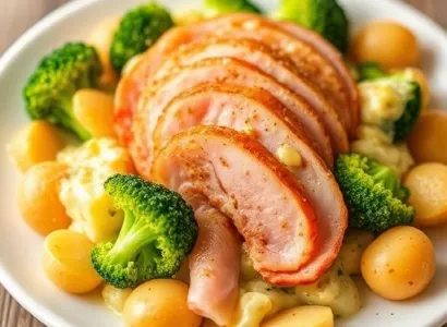 Gratin de Pâques au Ham et Brocoli