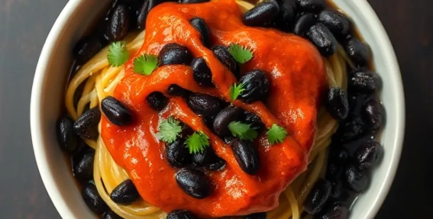 Sauce de haricots noirs épicée