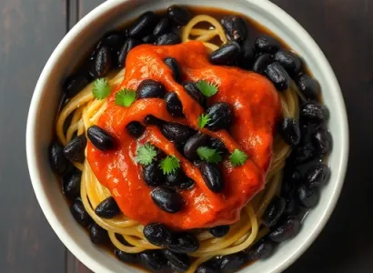 Sauce de haricots noirs épicée