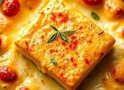 Gratin de tofu au fromage