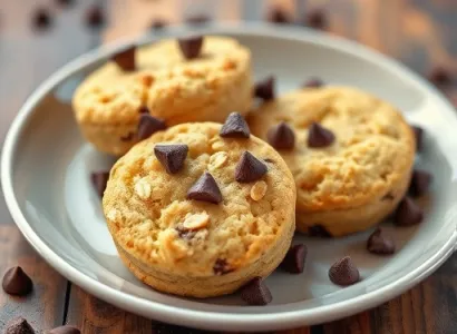 Biscuits au chocolat et à la patate d'avoine