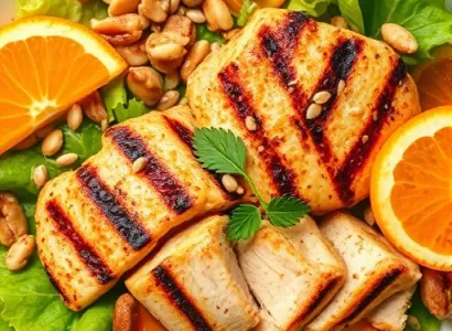 Salade de poulet orient-express