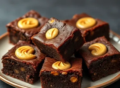 Brownies au beurre de cacahuètes