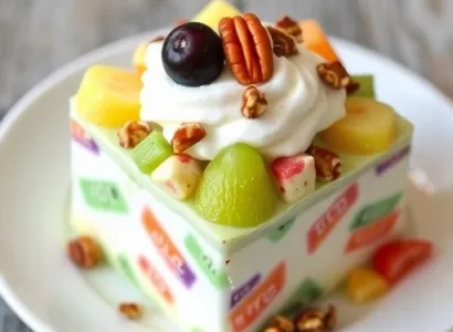 Ambrosie de pistache aux fruits