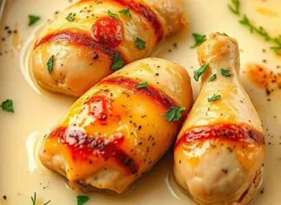 Poulet au four à la bière