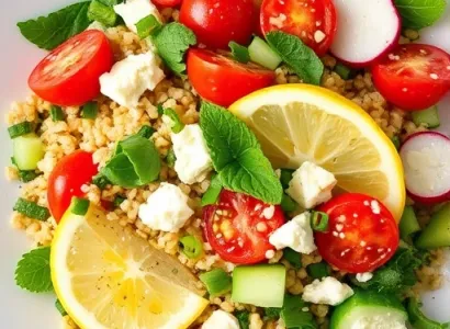 Salade de sorrel et menthe