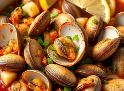 Clams al forno à la française