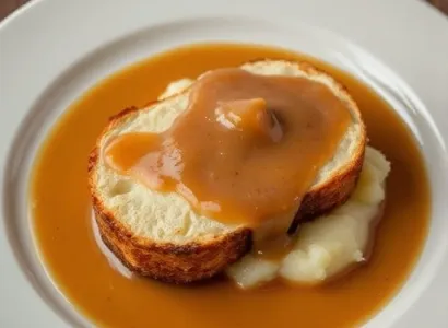 Tartine de dinde au gravy